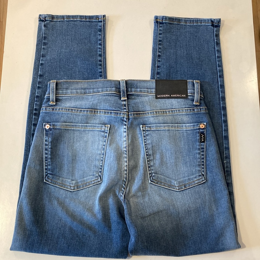 Fidelity Denim Modern American Lafayette Crop Jeans in Waterford Size: 27 - Picture 9 of 9